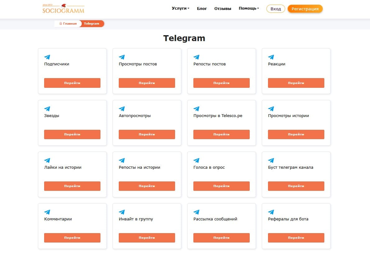 сервис sociogramm
